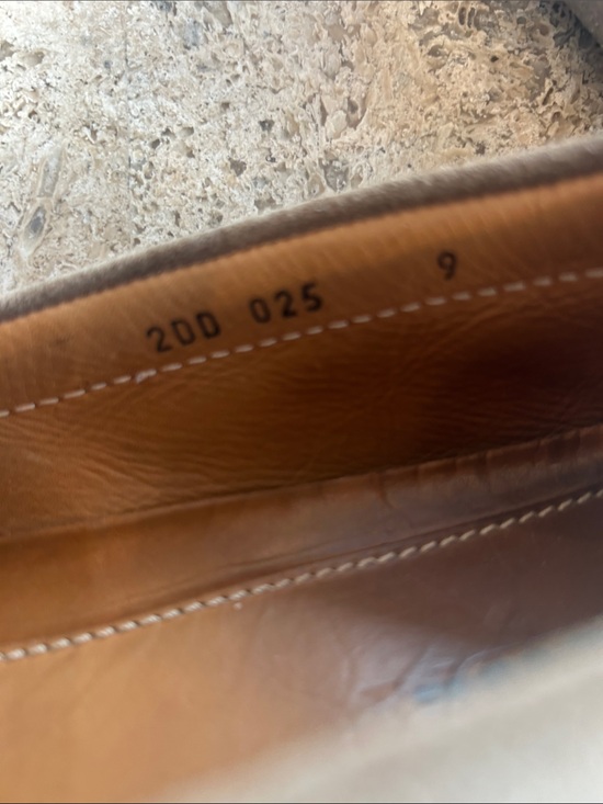 Prada Taupe Suede Buckle Slip-On Loafers 9 and 10 main image 3